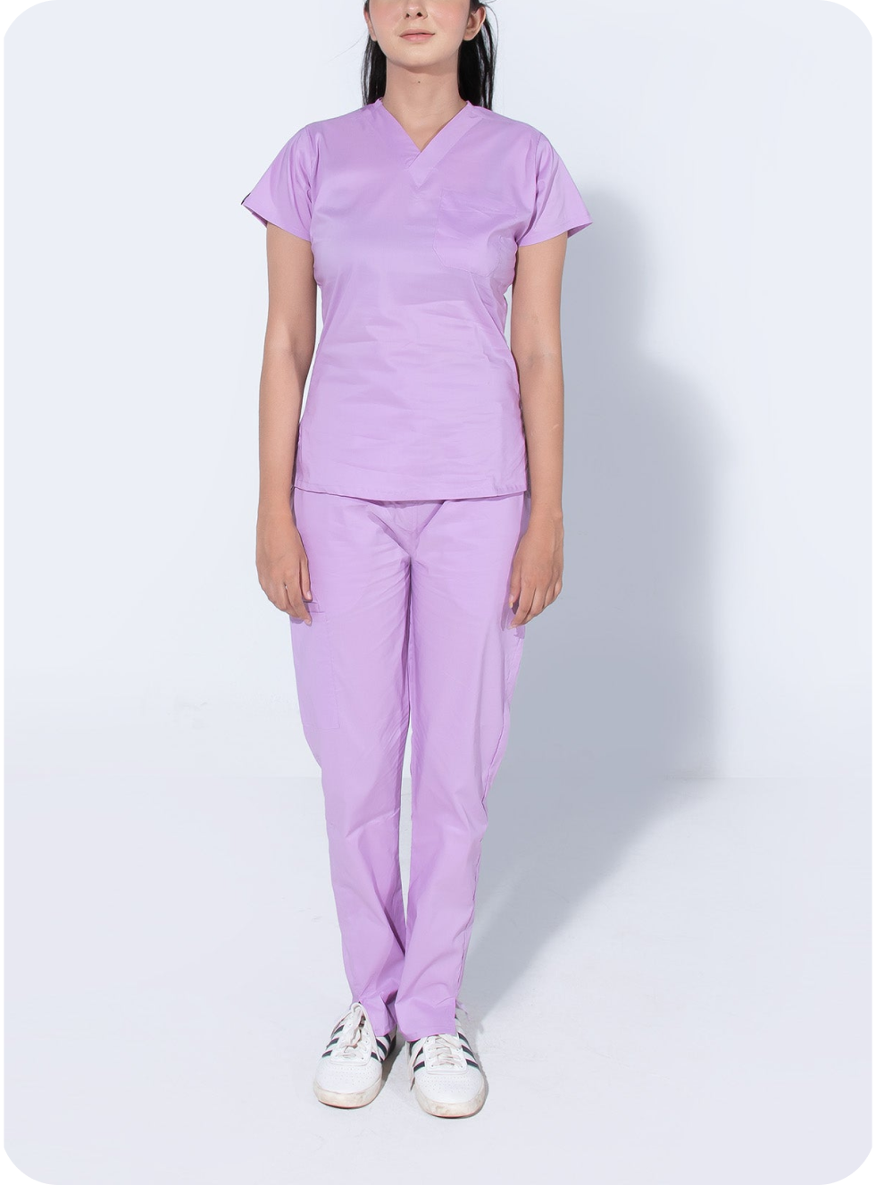 Lavender Women Classic Collar